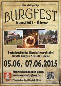 Einladung zum 23. Burgfest Neustadt-Glewe