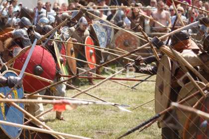 Huscarl-Schlacht beim Burgfest Neustadt-Glewe 2014