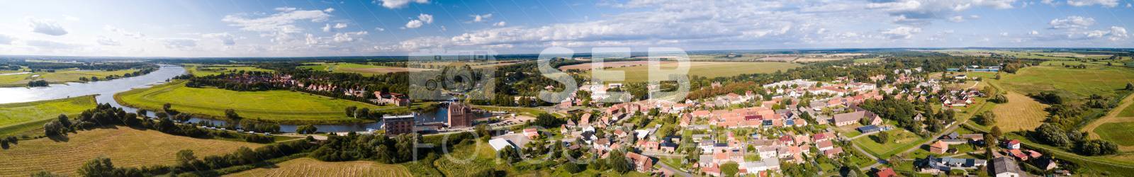 Panorama von Dömitz