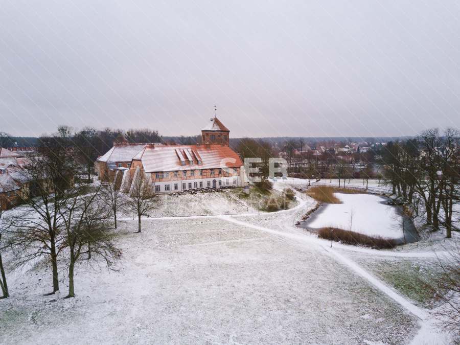 Burg Neustadt-Glewe im Winter