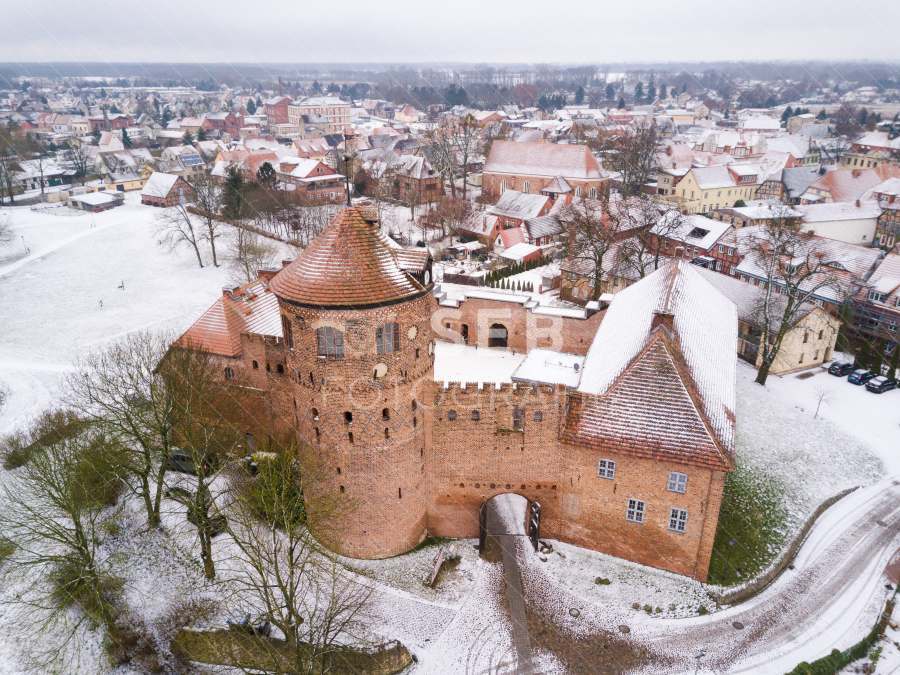 Burg Neustadt-Glewe im Winter