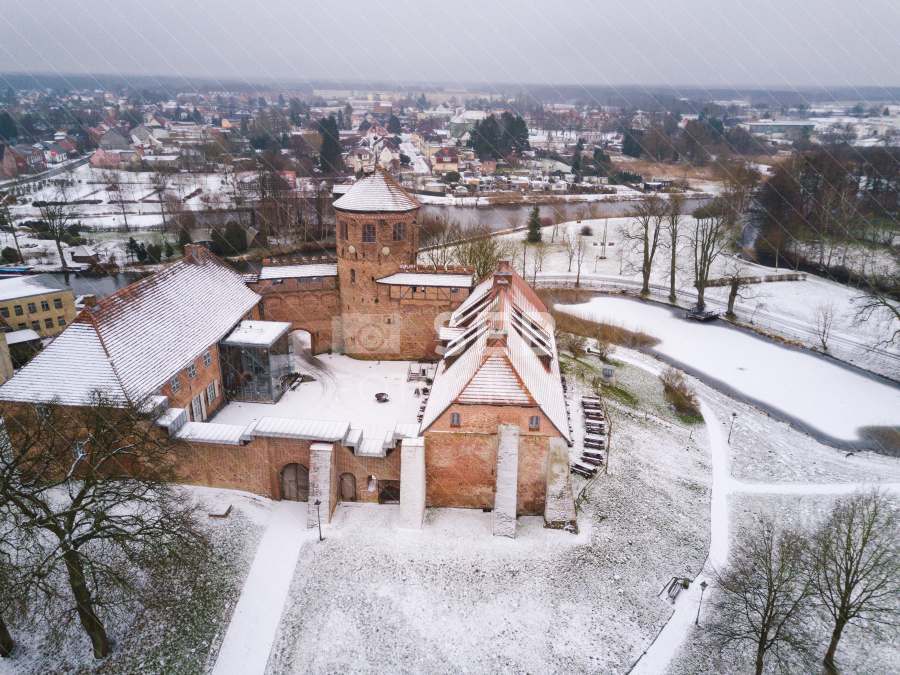 Burg Neustadt-Glewe im Winter