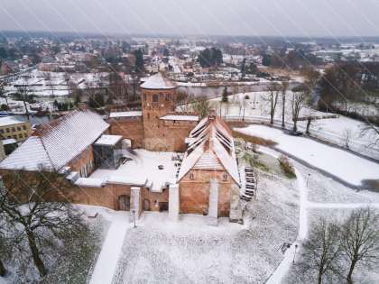 Burg Neustadt-Glewe im Winter