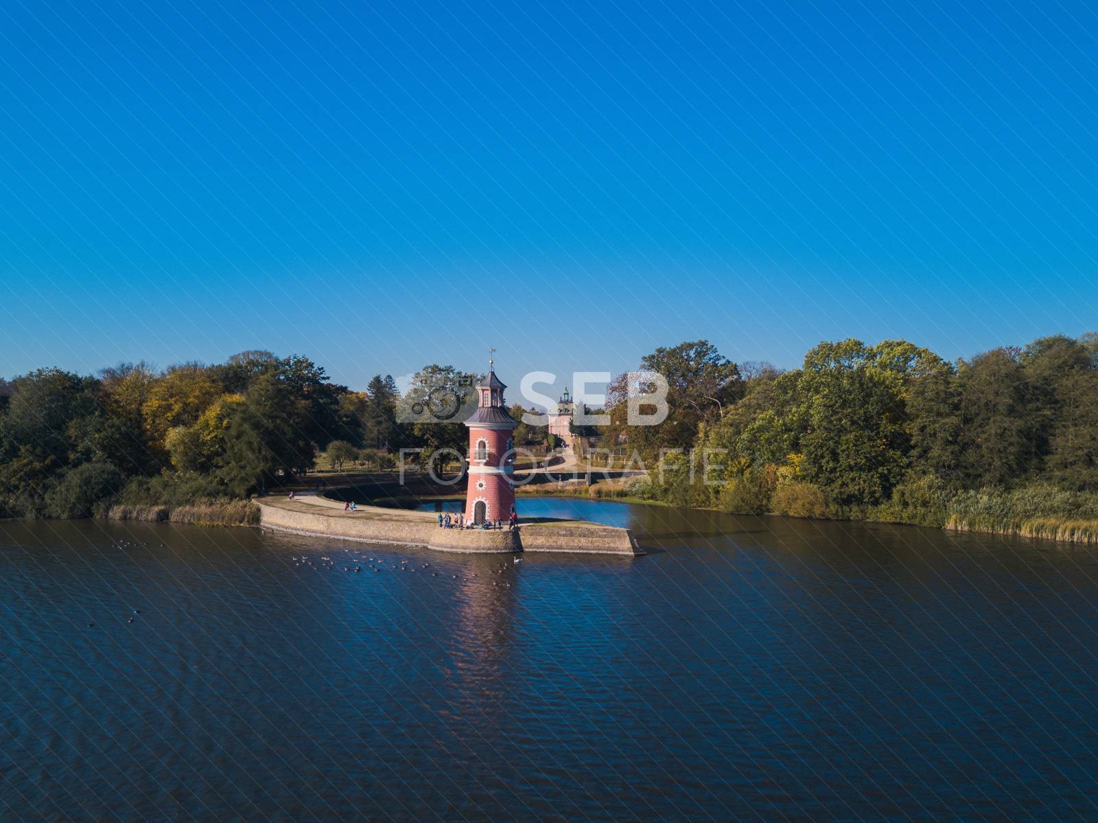 Leuchtturm beim Fasanenschlössen Moritzburg