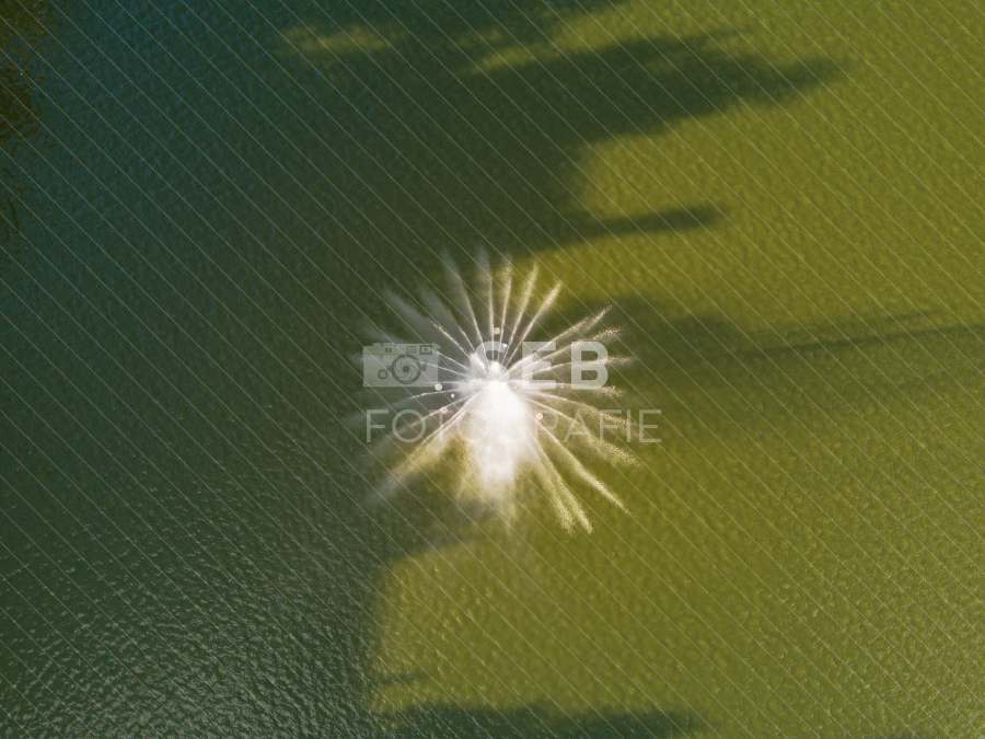 Fontäne im Pfaffenteich in Schwerin