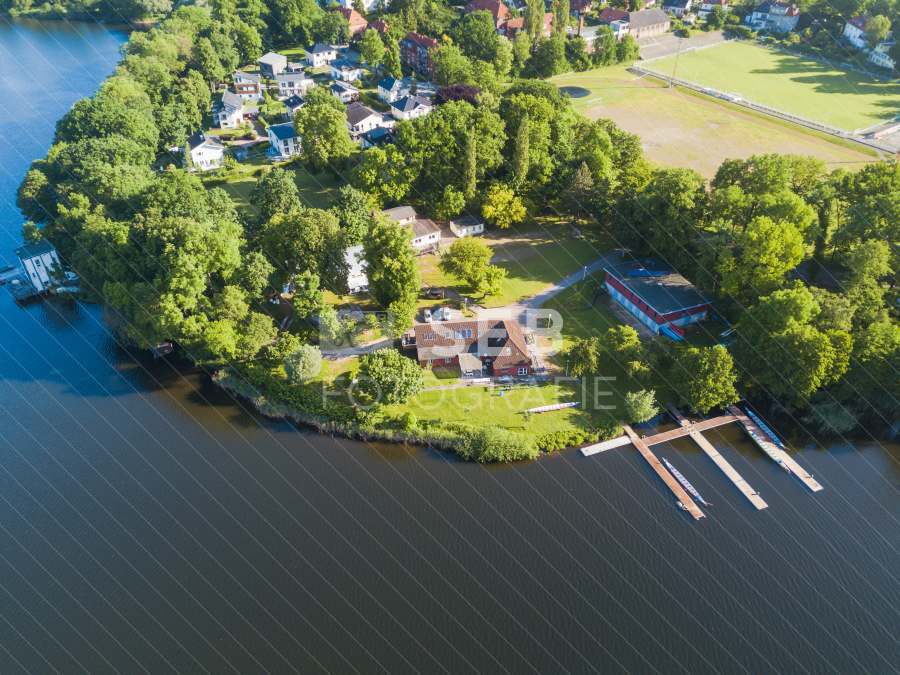 Blick zur Kanurenngemeinschaft Schwerin