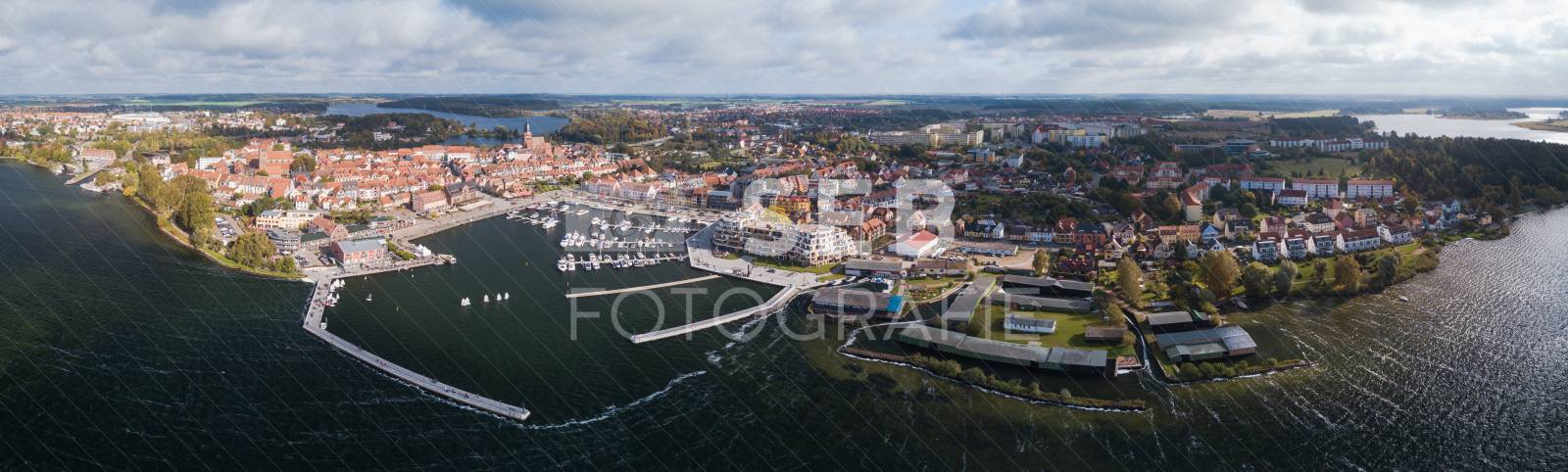 Panorama Stadthafen Waren/Müritz