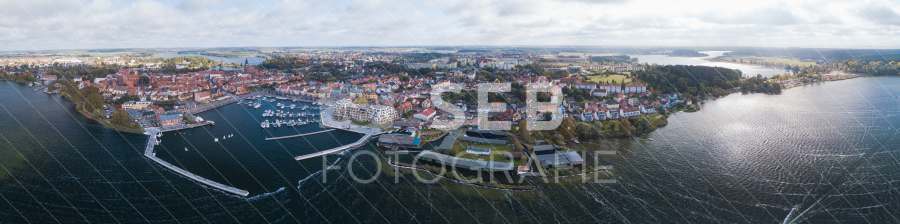 Panorama Stadthafen Waren/Müritz
