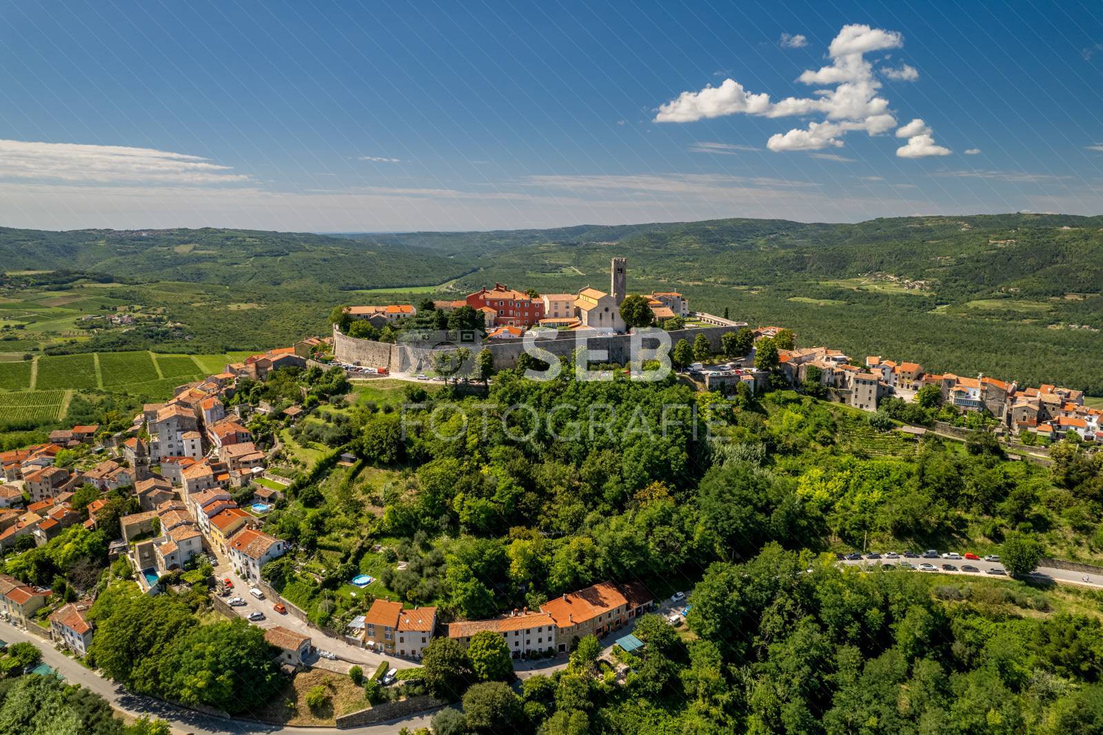 Motovun in Croatia