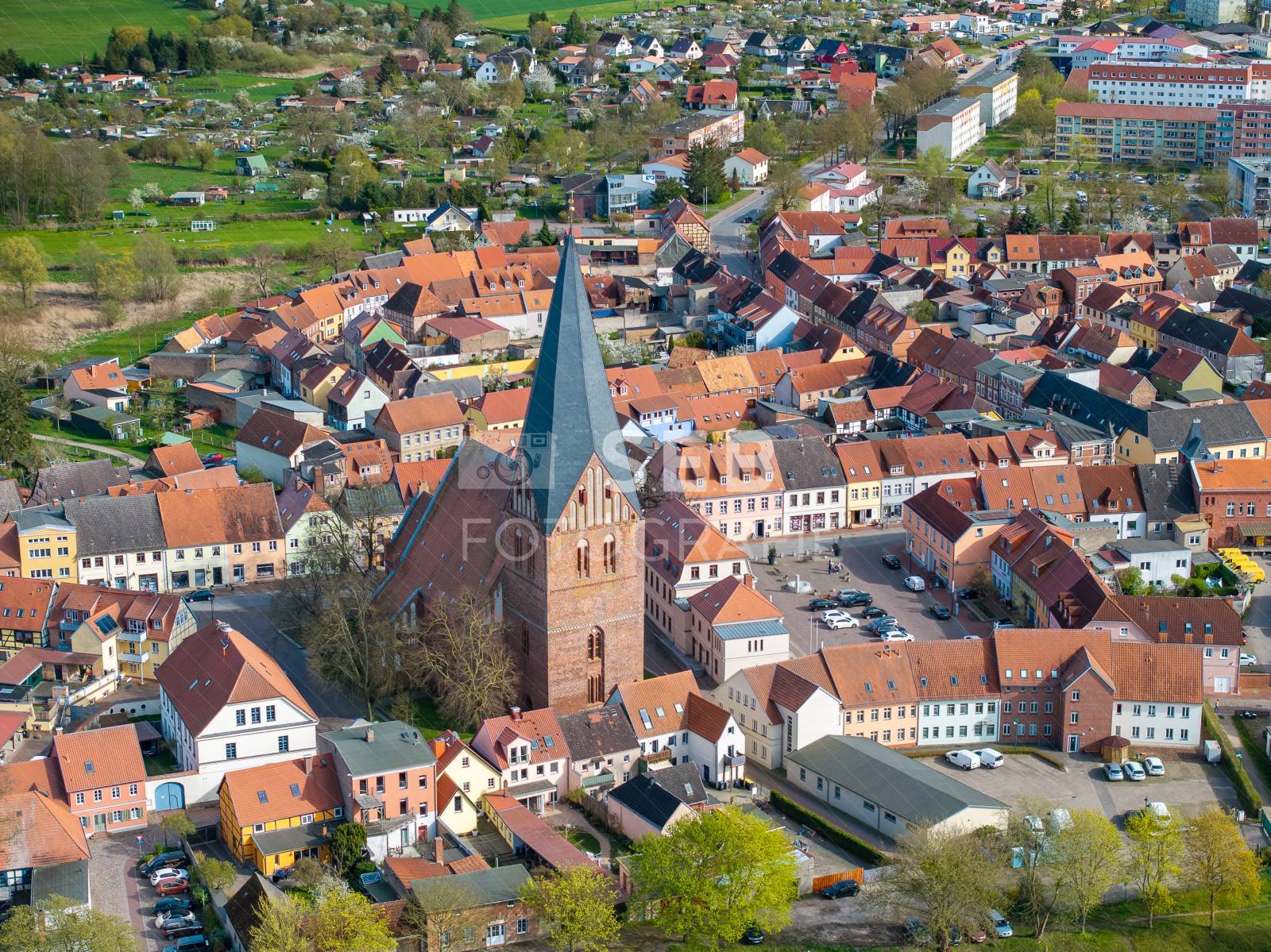 Röbel/Müritz im Frühling
