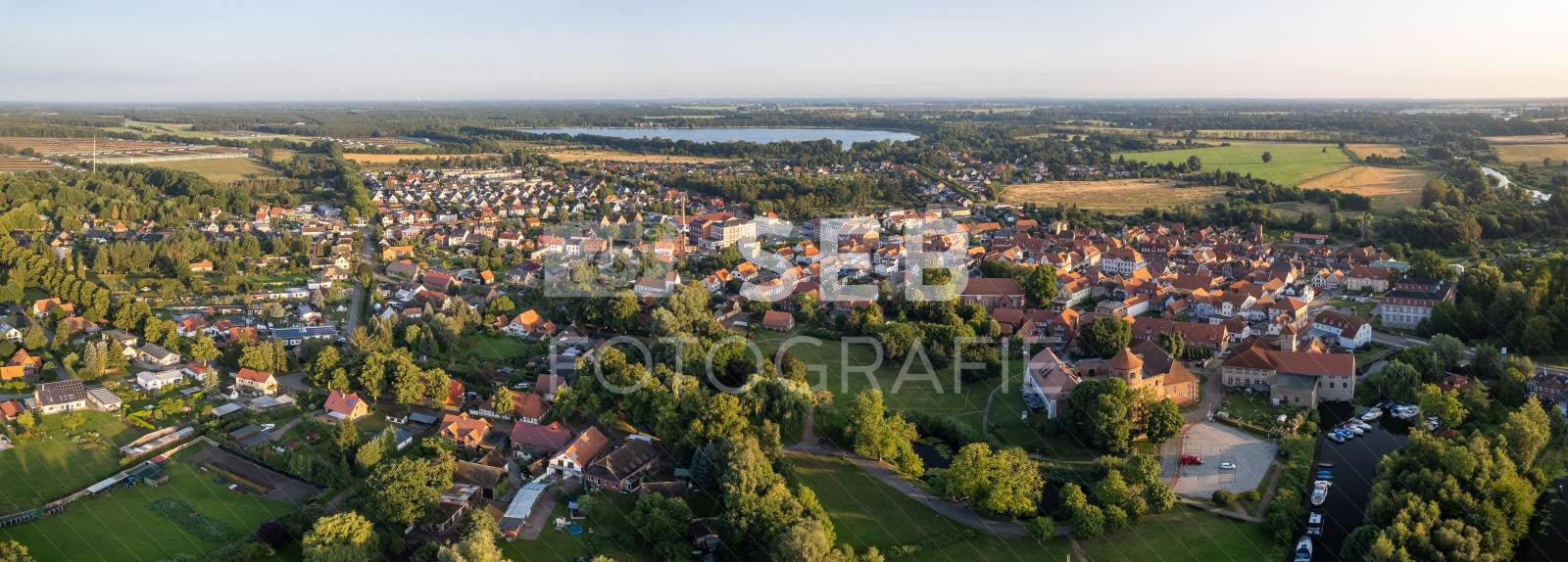 Luftbild von Neustadt-Glewe