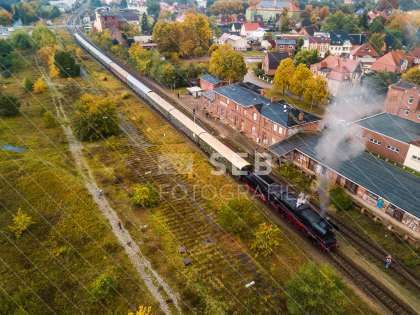 Dampflok am Bahnhof Neustadt-Glewe