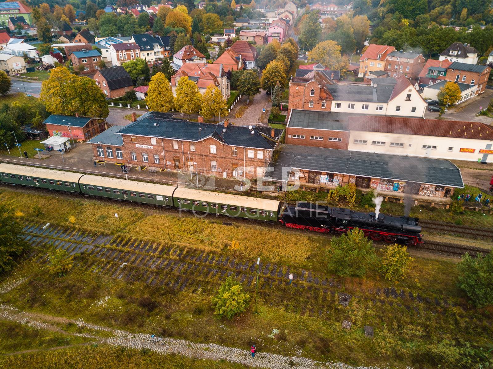 Dampflok am Bahnhof Neustadt-Glewe