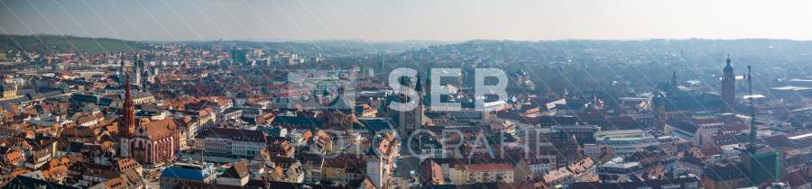 Panorama von Würzburg