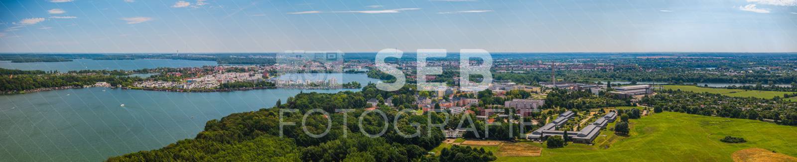 Blick über den Schweriner Ziegelaußensee