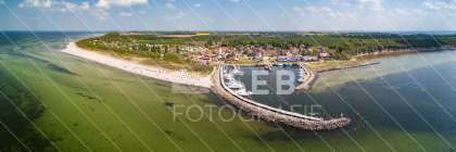 Panorama vom Timmendorfer Strand auf Poel