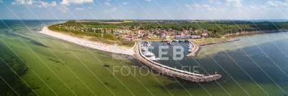 Panorama vom Timmendorfer Strand auf Poel