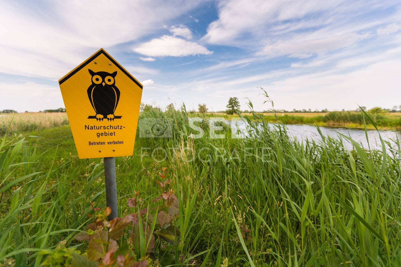 Schild Naturschutzgebiet
