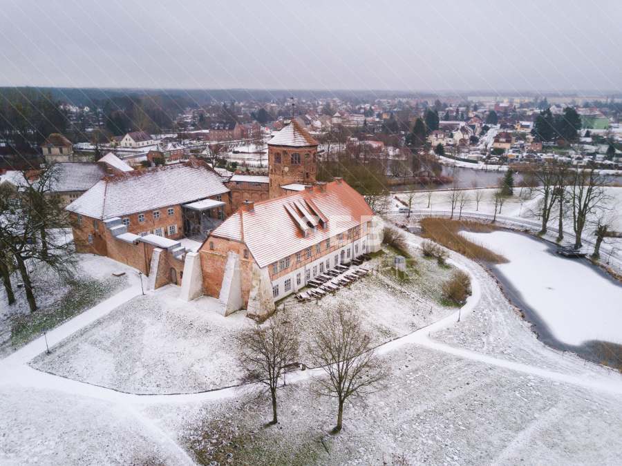 Burg Neustadt-Glewe im Winter