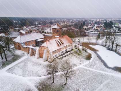 Burg Neustadt-Glewe im Winter