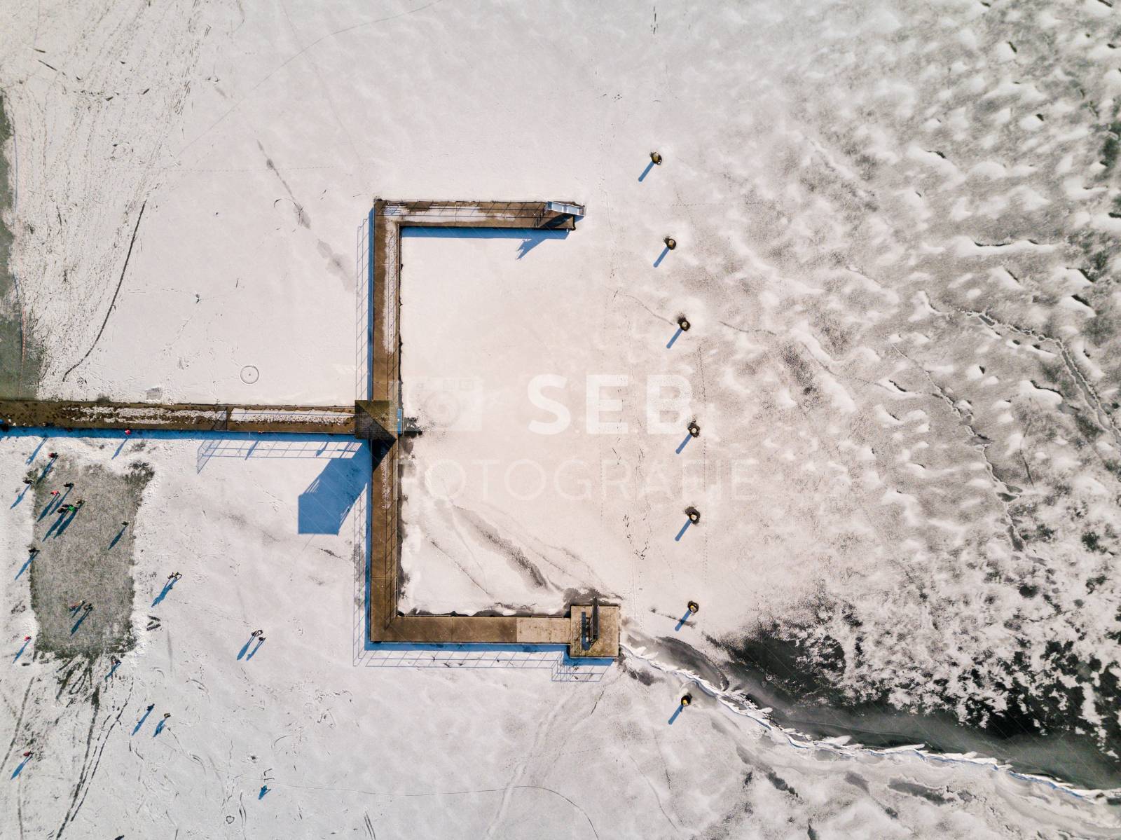 Eisvergnügen auf dem Neustädter See