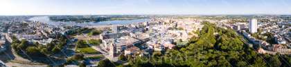 Panoramablick über Rostock Richtung Nordosten