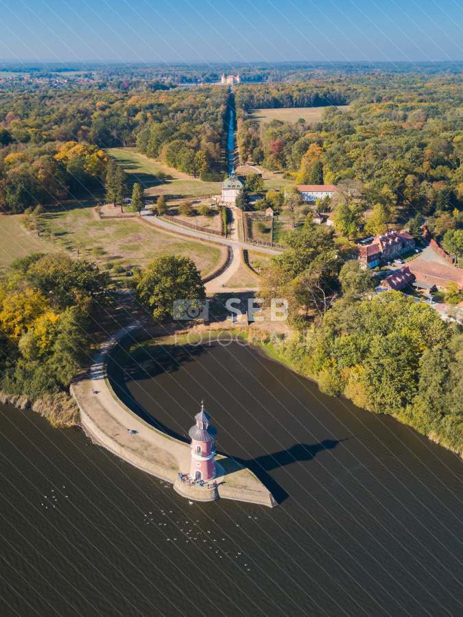 Leuchtturm beim Fasanenschlössen Moritzburg