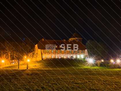 Burg Neustadt-Glewe bei Nacht