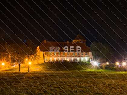 Burg Neustadt-Glewe bei Nacht