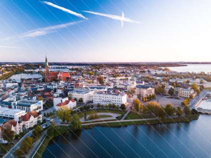 Schwerin - Blick Richtung Altstadt