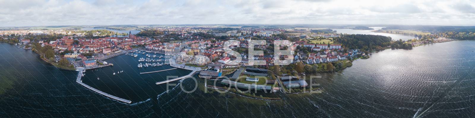 Panorama Stadthafen Waren/Müritz