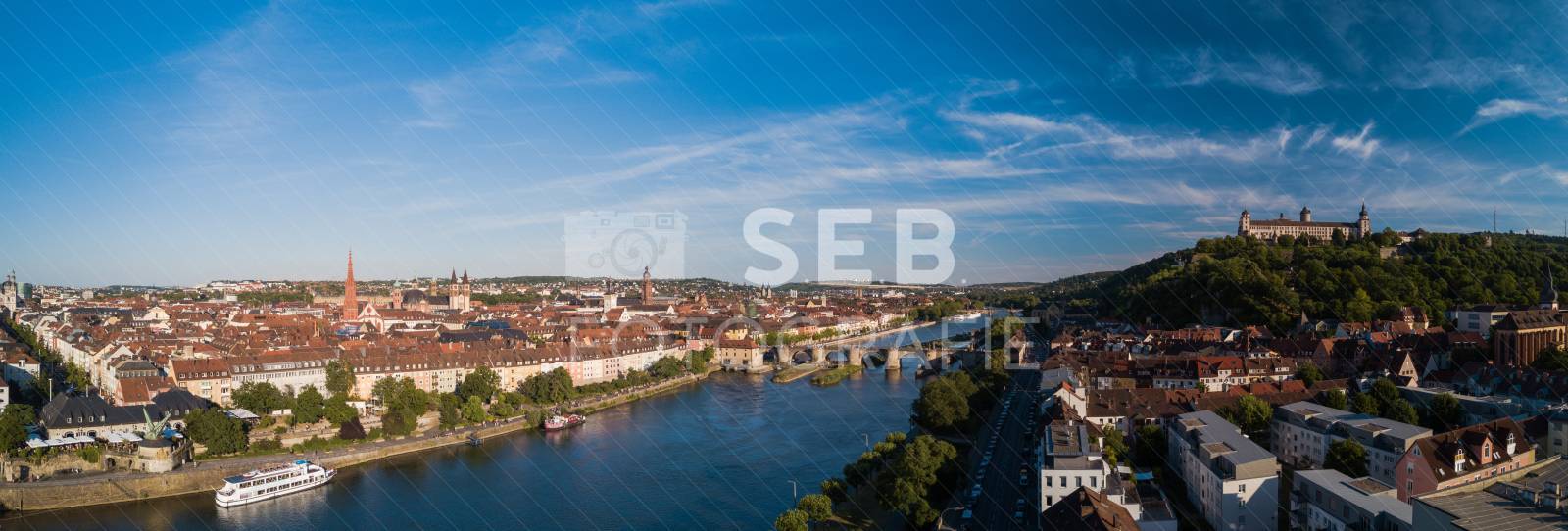 Panorama Alter Kranen Würzburg