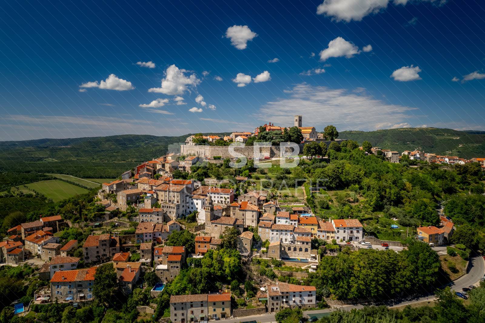 Motovun in Croatia