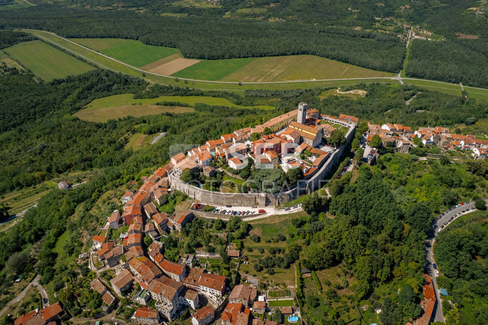 Motovun in Croatia