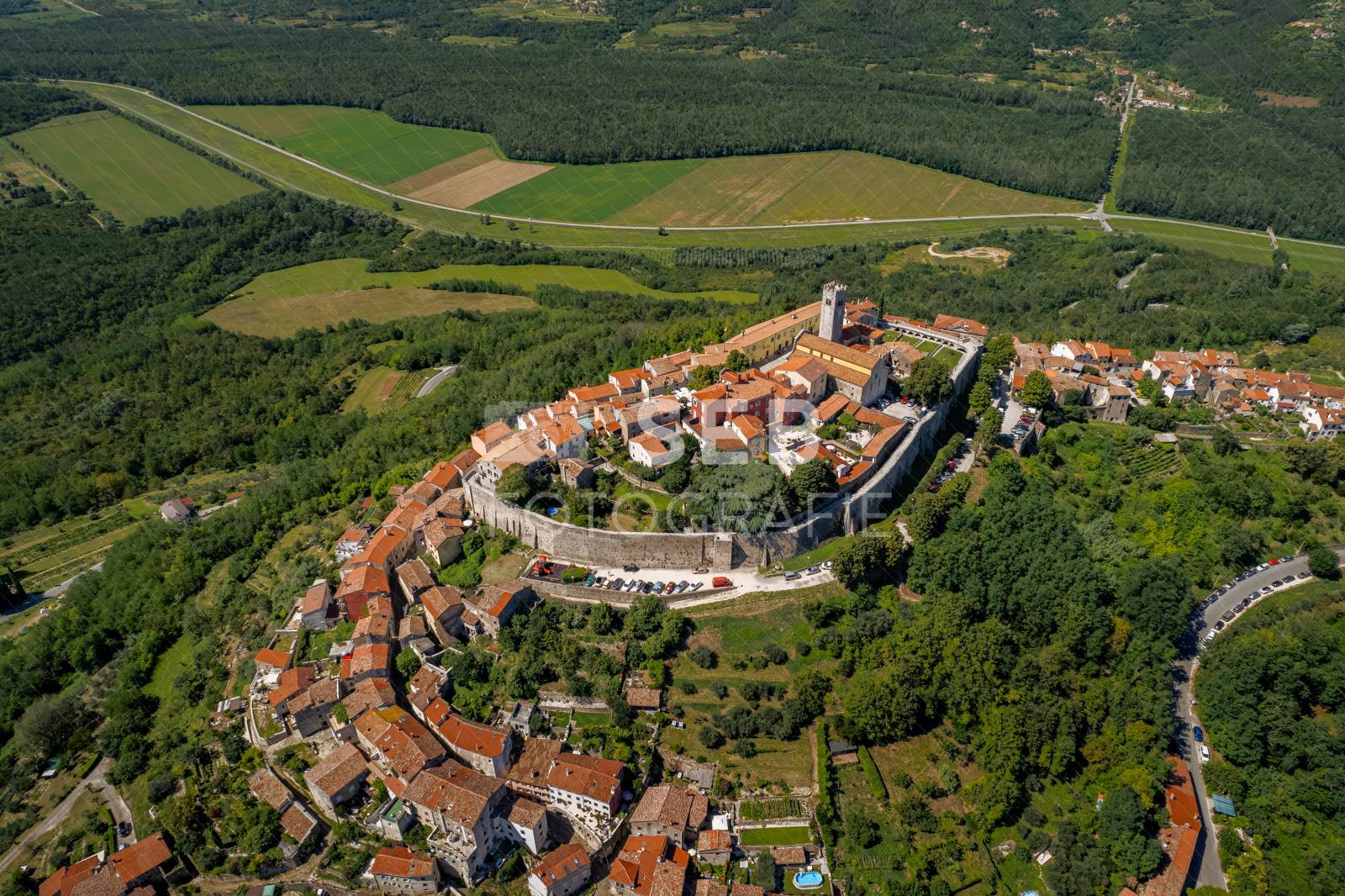Motovun in Croatia