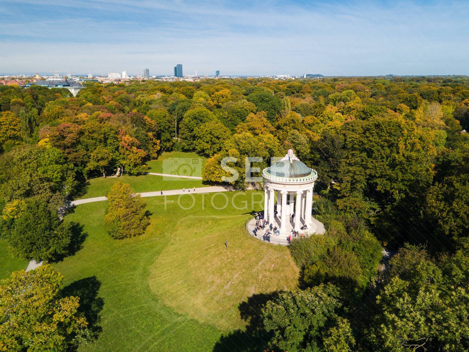 Monopteron im Englischen Garten