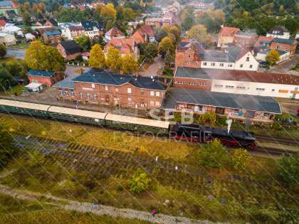 Dampflok am Bahnhof Neustadt-Glewe