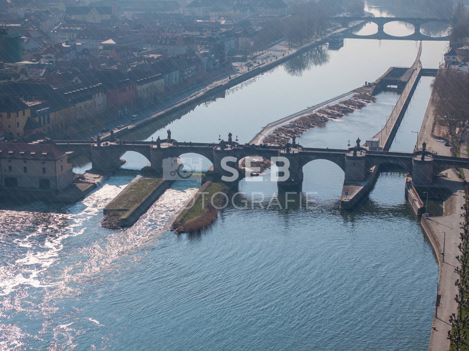 Die Alte Mainbrücke in Würzburg