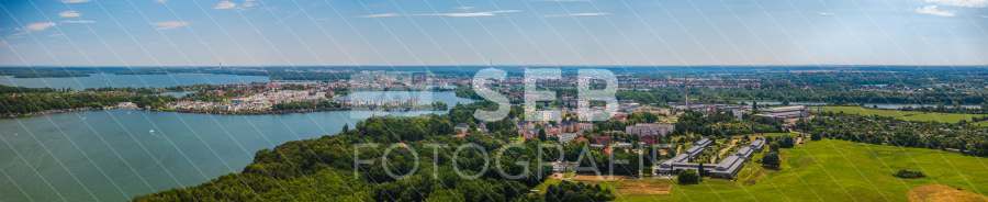 Blick über den Schweriner Ziegelaußensee
