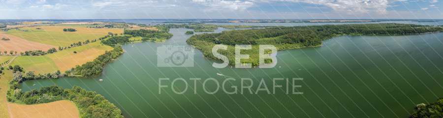 Blick über den Schweriner Ziegelaußensee